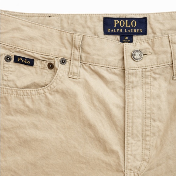 Polo Ralph Lauren Boys Khaki Pants Size 20 Straight Leg Cotton - Picture 4 of 6